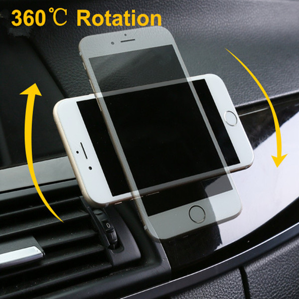 Car Mobile Phone Bracket 360 Degrees Phone Holder Magnetic Magnet Mobile Phone Holder Lazy Bracket Slacker Stents 20PCS