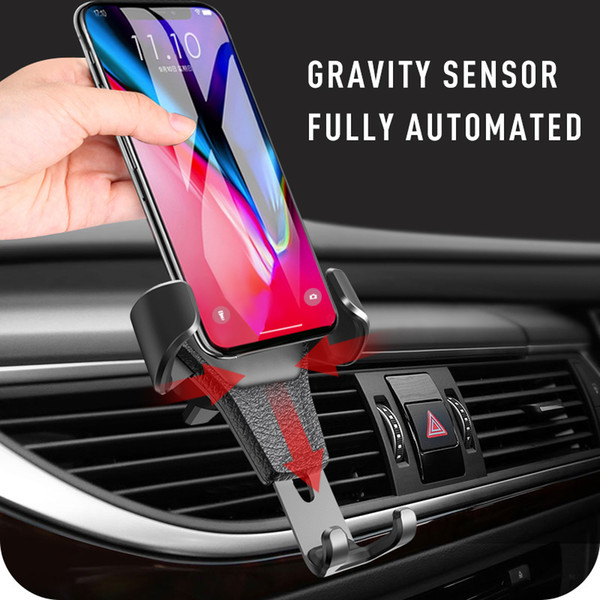 Car Air Vent Mount Holder no Magnetic Cell Phone Mobile Holder Universal For iPhone Samsung Xiaomi GPS Bracket Stand Support