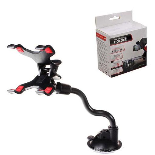 Car Mount Long Arm Universal Windshield Dashboard Cell Phone Holder with Strong Suction Cup and Clamp 360 degree stands best seller