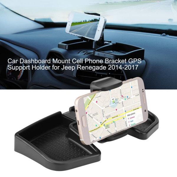 360 Rotating Car Dashboard Mount Cell Phone Bracket GPS Support Holder for Jeep Renegade 2014 2015 2016 2022Car Accessories