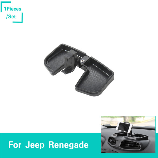 ABS Car Mobile Phone Holder For Jeep Renegade 2016-2017 ABS Auto Exterior Accessories New Arrival High Quality