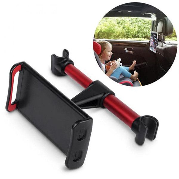 Car Headrest Bracket Car Back Seat Holder 360 Degree Rotate Stand Auto Headrest Bracket For 4-11 inch Phone Tablet pc iPad