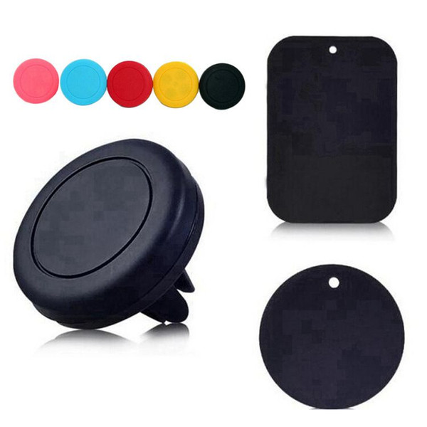 Auto Car Holder Mini Air Vent Outlet Mount Magnet Magnetic Phone Mobile Holder Universal colorful color