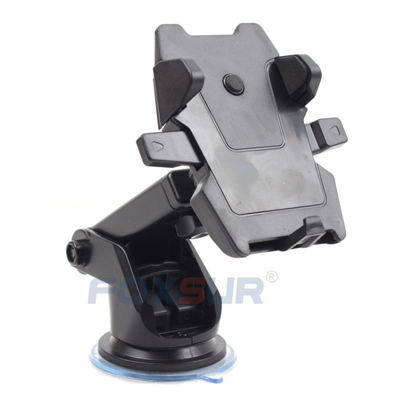 Free Shopping Car Phone Holder for 3.5-6 inch mobile phone 360 Degree Rotating Universal Car Sucker Mount Bracket Stand