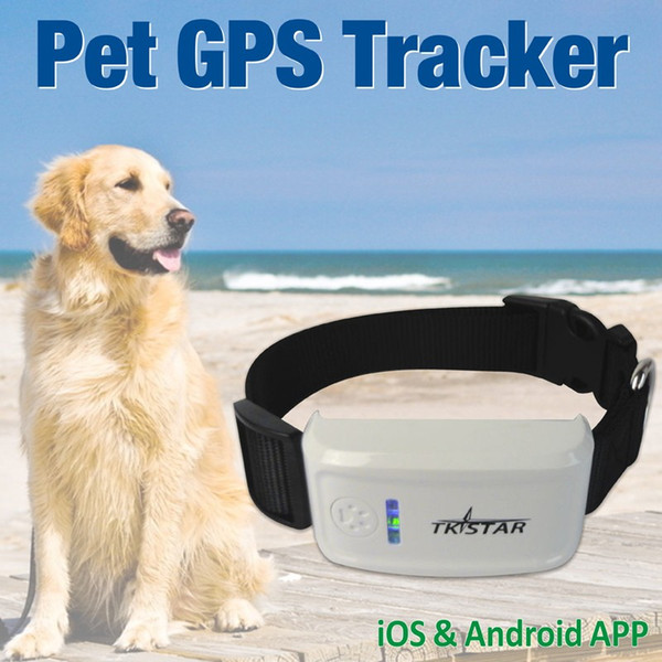 Mini GPS Tracker with Collar Waterproof Real Time Locator Rastreador Localizador Chip for Pets Dogs Perro Pigs Tracking Geofence,car