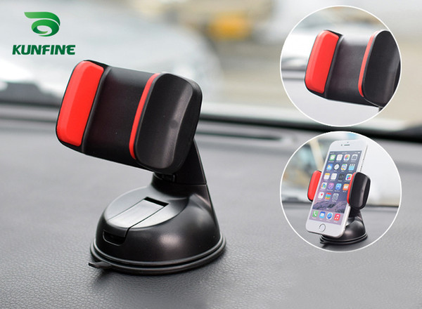 Auto accessories Black Car Mount Holder Phone Stand Slicone Sucker Windshield 360 degree rotation for mobile phone KF-A1070