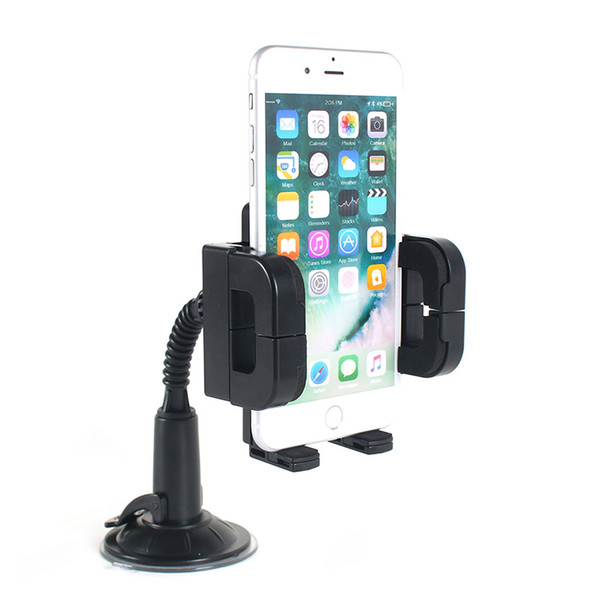 Automobiles 360° Rotating Car Holder Phone Black Universal Windshield Car Mount, Suitable for Any Mobile Phone, MP4, PDA or GPS System