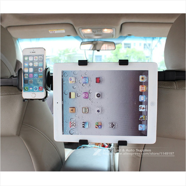 New Car Accessories Universal Car Back Seat Headrest Mount Holder Stand Bracket Support For iPad And Phone Double Used