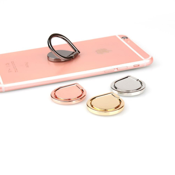 Water Droplets Universal Metal Finger Ring Mobile Phone Smartphone Car Mount Bracket Stand Holder For Iphone Samsung