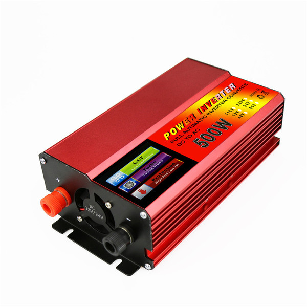 Free Shipping Yentl Brand Full 500W Power Car inverter 12 24V 48V 60V universal 500W inverter battery car converter