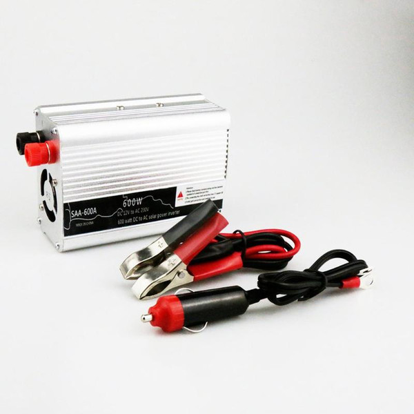 2018 New Car Inverter Vehicle Voltage Inversor DC12V To AC220V Power Inverter Adapter 300/400/500/600 Drop Shipping