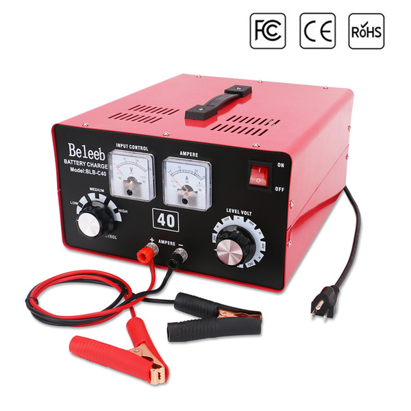 Beleeb BLB-C40 Battery Charger,12V/24V/36V/48V/60V/72V Voltage and Current Manually Adjusted,Automotive Charger and Maintainer