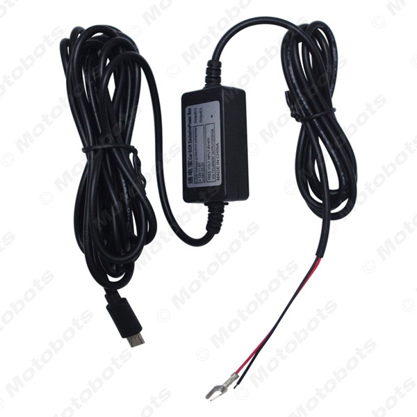 wholesale 1500MA Car Micro USB 8V to 40V Auto Dash Camera DVR Katallobar Hardwire Kit Voltage Reduction Cable #5630