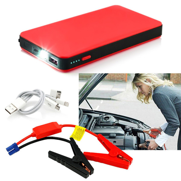 Car Jump Starter Car Emergency Start Power Supply Ultra-thin Mobile Power Supply Digital Charging 12V Car Start Power Supply