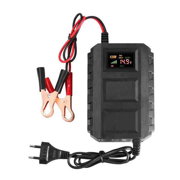 12V Intelligent Battery Charger Car Motorcycle Smart Battery Charger Protection Automobile 20A Lead Acid Battery Charger