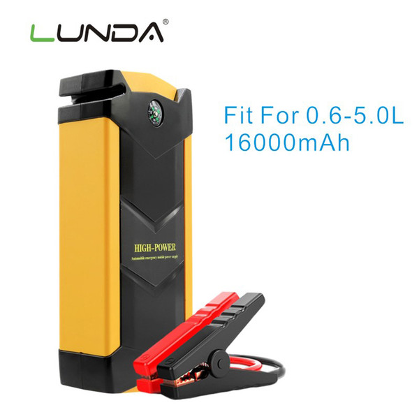 LUNDA 19A Car jump starter Great discharge rate Diesel power bank for car Motor vehicle booster start jumper battery high power