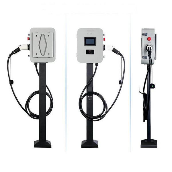 New energy electric vehicle charging pile 220V 7KW hotel shopping mall parking lot wall-mounted charging piles wipe card scan code payment