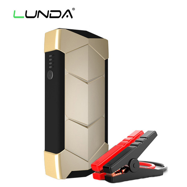 LUNDA Car Jump Starter ultra-thin mini multi-function portable power source 8000mAh Start the 0.6L~ 2.0 L gasoline vehicles