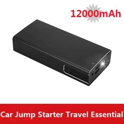 High Quality Car battery jump starter power bank 12000mah car emergency start power supply Alloy backup car battery startup power