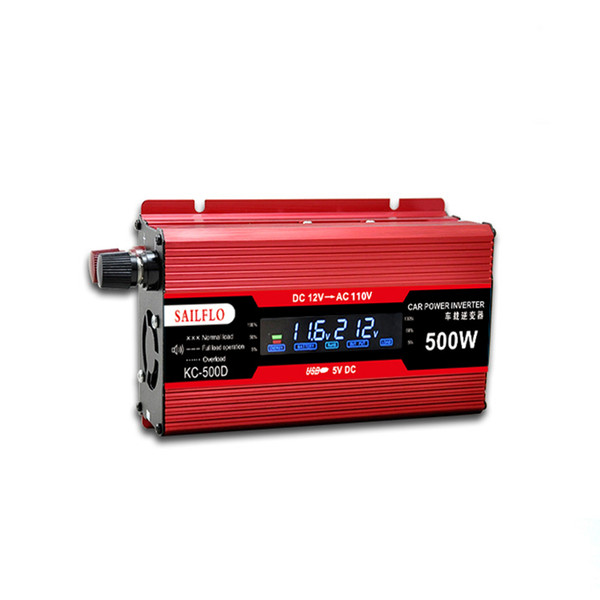 500W DC 12V to AC 110V Intelligent Modified Sine Wave Power Inverter