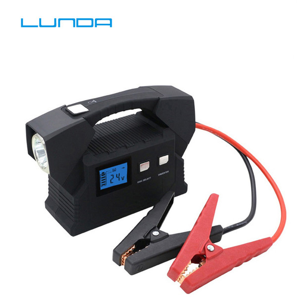 LUNDA 24V Vehicle Jump Starter Battery Power Pack All Gas or Up to Diesel Engine