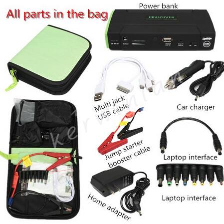 Universal Multi-Function 38000mAh Jump Starter Car Kit Motor Emergency Backup External petrol/diesel Battery Charger Booster Power