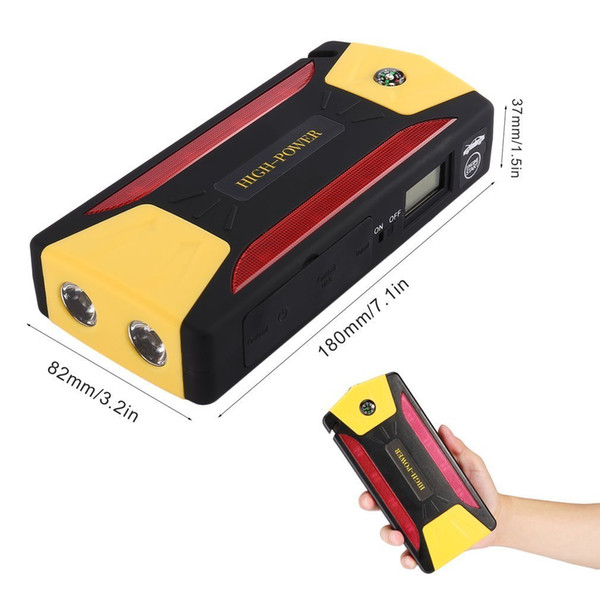 Portable Mini Car Jump Starter Engine Battery Charger Power Bank 12V Car Battery Booster Starter Car Power Bank