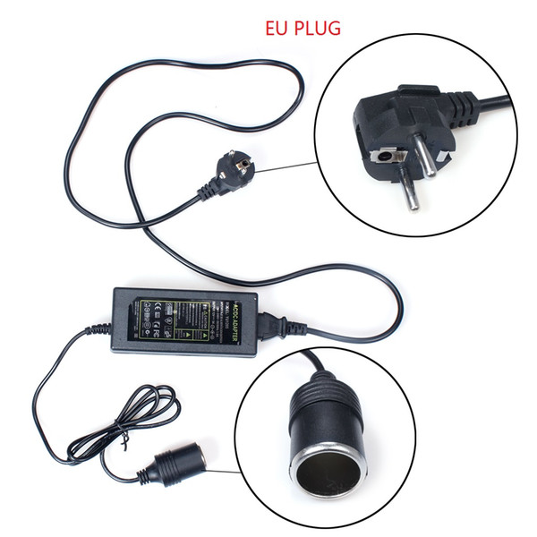 Car Cigarette Lighter Power Inverter Car Adapter Inverter 60W AC 220V to DC 12V 5A Home using Too