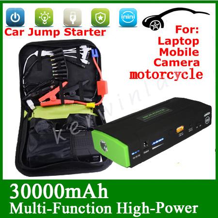 Car Jump Starter 30000mAh Multi-Function Mini Portable Start 12V Car Engine Emergency Battery Power Bank Car phone Battery Fast Charge