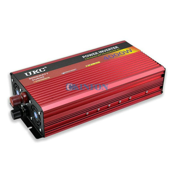 DHL 5PCS 12V 4000W/4KW Modified Sine Wave Inverter 12V 220V Car Power Inverter