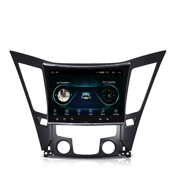 Android car GPS navigation mp3 mp4 music player HD 1080 beautiful wallpaper multi-touch screen for Hyundai sonata i40 i45 2011-2015 10.1inch