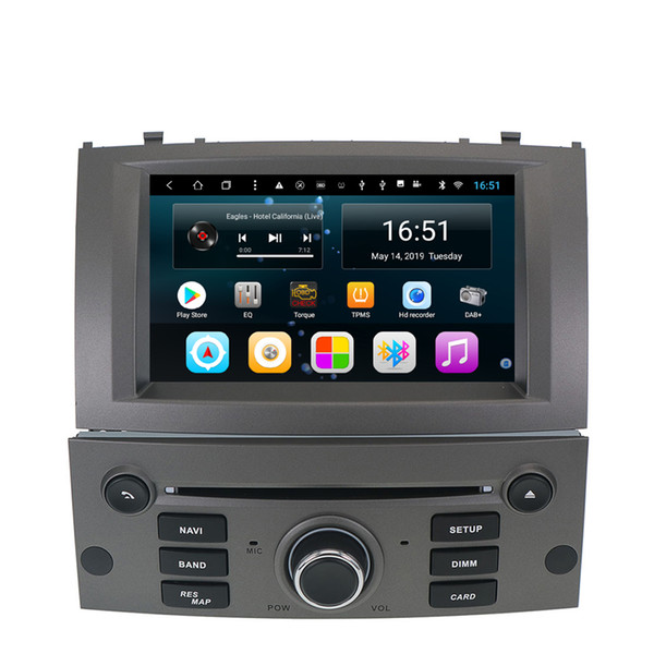 Android 7inch 8-core for peugeot 407 2004-2010 Car Multimedia Player Radio WIFI Bluetooth GPS Navigation Wifi Head Unit