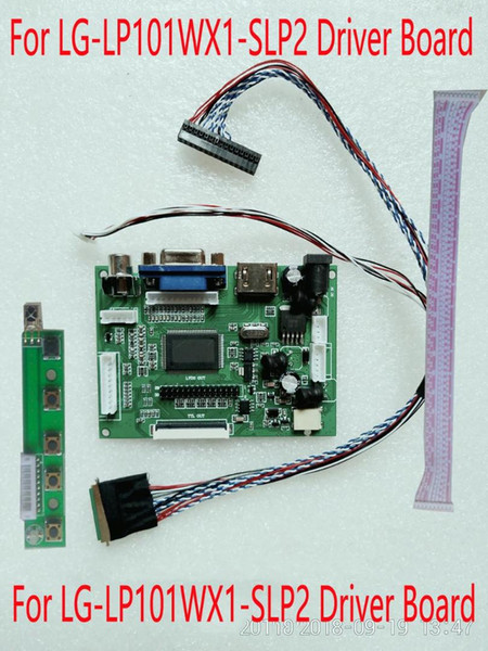 LCD Driver board For LG-LP101WX1-SLP2 1280*800 Dedicated Display Driver Board Support reversing priority car