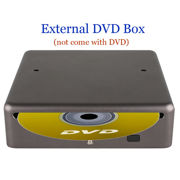 External DVD box dvd dvx player Support Playing CD Only for our Car Radio Player