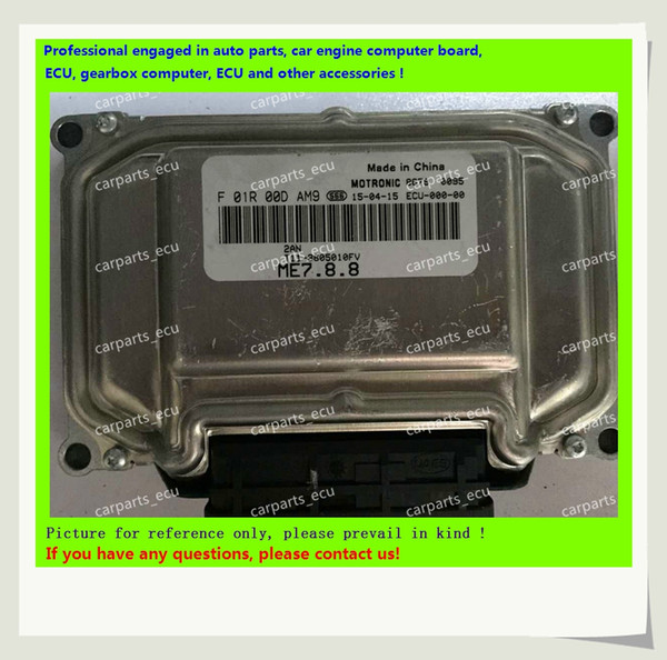 For car engine computer board/ME7.8.8/ME17 ECU/Electronic Control Unit/Chery/F01R00DAM9 T11-3605010FV ME7.8.8/F01RB0DAM9