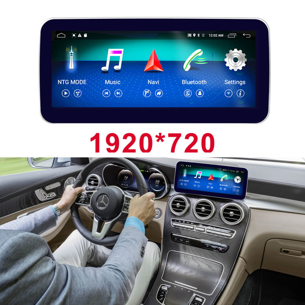 Car Radio GPS Navigation Bluetooth Head Unit for Mercedes Benz 2015-2019 GLC-Class X253 C253 GLC43 63 300 350 200 250