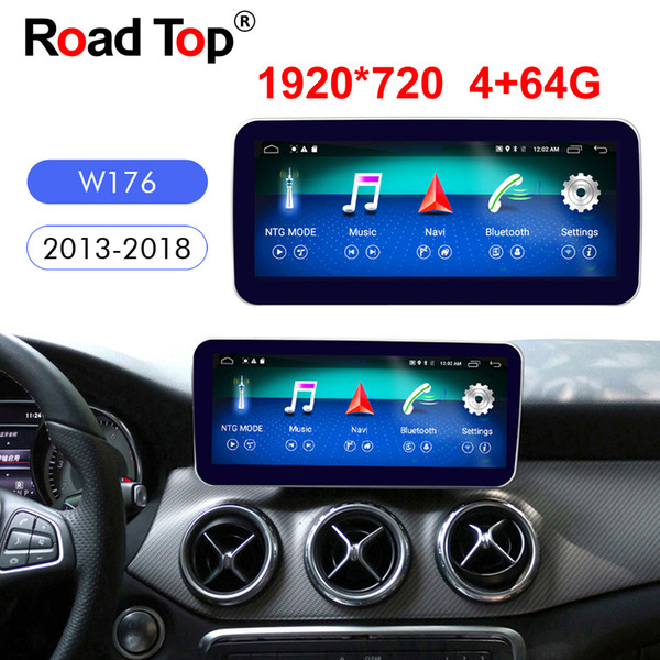 4G+64G Car Radio GPS Navigation Bluetooth WiFi Head Unit Screen for Mercedes Benz Sedan GLA CLA Class X156 2016-2019