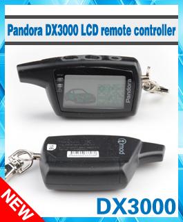 Wholesale-2016 Free shipping Pandora DXL3000 two way LCD remote starter car alarm system Pandora DXL 3000 Russian version