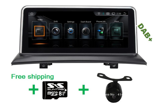 DAB+(optional) 10.25inch Android 4.44 Car Dvd Gps for BMW X3 E83 2004 2005 2006 2007 2008 2009 support all original function DVR wifi map