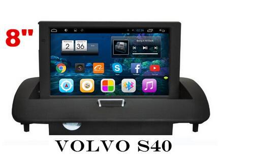 8 inch Android 4.44 Car Dvd Gps Navi Audio for Volvo S40 C40 2008-2012 HD1024*600 OBD 1GB DR 8GB 3G 4G WIFI DVR support