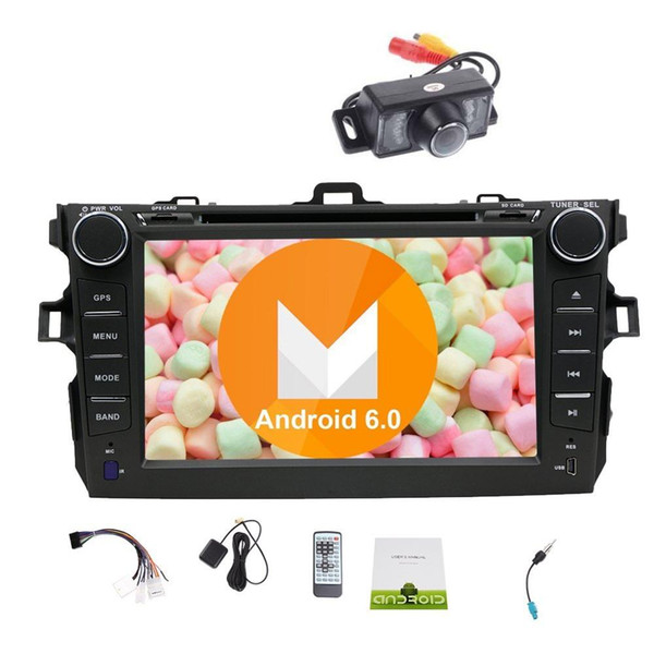 Eincar Android 7inch Car DVD Player with Quad-core 6.0 Marshmallow System HD Capacitive Multi-touchscreen Radio Stereo Double di