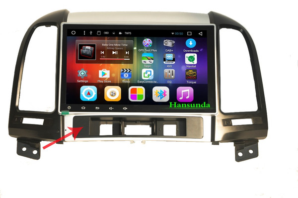 Big screen 9 inch Car pc multimedia radio gps navigation Android os 6.0 system for Hyundai Santa Fe (2nd generation)