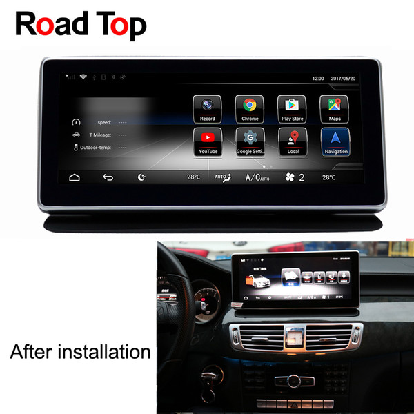 Android 7 Octa 8-Core Car Radio GPS Navigation WiFi Bluetooth Head Unit Screen for Mercedes Benz 2011-2013 CLS350 CLS400 CLS500 CLS250 CLS63