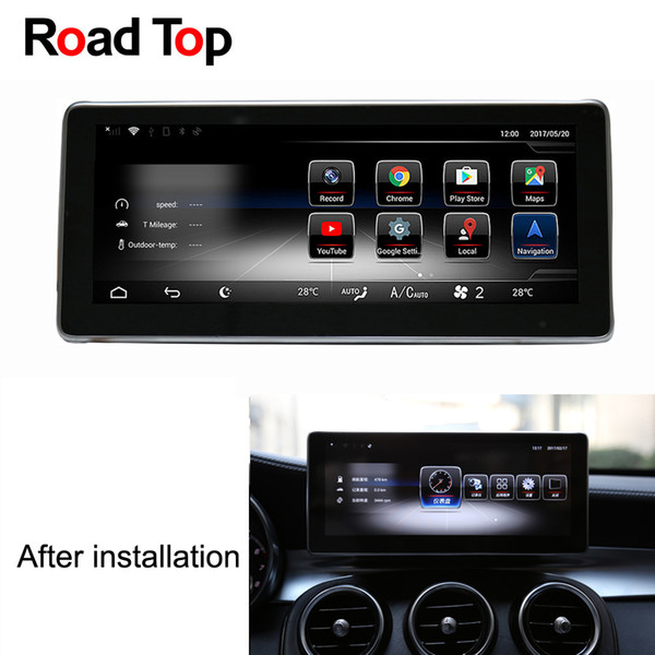 Android 7 Octa 8-Core 2+32G Car Radio GPS Navigation WiFi Bluetooth Head Unit Screen for Mercedes Benz GLC 2015-2017 63 43 300 350 200 250