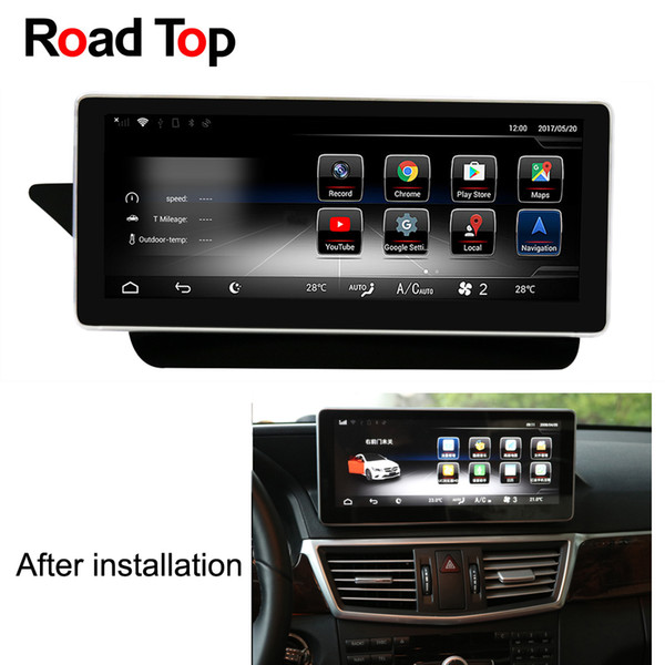 Android 7.1 Car Radio GPS Navigation Bluetooth Head Unit Screen for Mercedes Benz E-Class Coupe 2009-2015 E200 E250 E300 E350 E400 E500