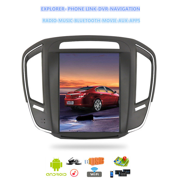 2014-2017 BUICK REGAL Tesla style MULTI-MEDIA CAR Android SYSTEM SCREEN 10.4 INCH GPS /VIDEO/AUDIO/WIFI hot spot connection /BLUETOOTH/