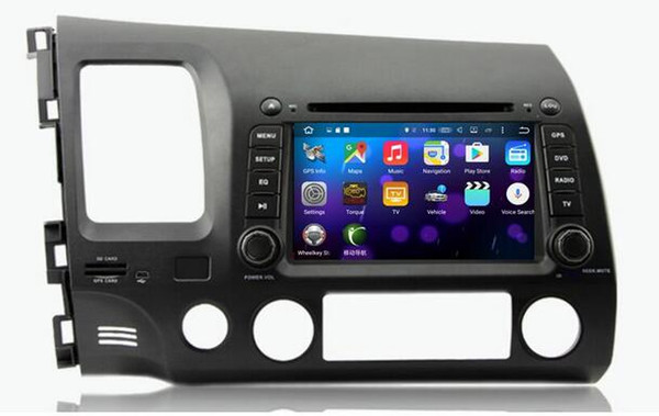 8-Core 8 inch Android 6.0 Car Dvd Gps Navi Audio for Honda CIVIC (LEFT) 2006-2011 HD1024*600 1080P 2GB 32GB nand Wifi SWC