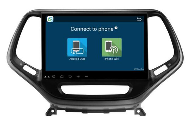 Free Shipping Android 6.0 10.1 inch Car Dvd Gps for Jeep CHEROKEE 4-Core Steering wheel control wifi DVR support