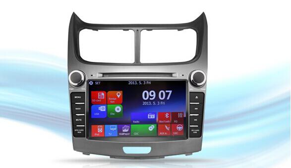 Car Dvd Gps Navi Audio Auto Radio for Chevrolet new Sail 2012 with steering wheel control+ phonebook+bluetooth +ipod+ map