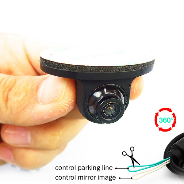 CarBest Mini CCD Coms HD Night Vision 360 Degree Car Rear View Camera Front Camera Front View Side Reversing Backup Camera